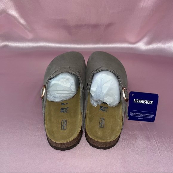 Birkenstock suede clogs size 7.5 W - Picture 3 of 10